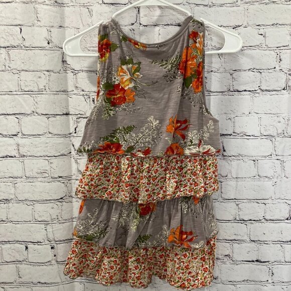 Ladies Anthropologie Rio Rao stacked ruffle floral tank top Size XS - Picture 2 of 4